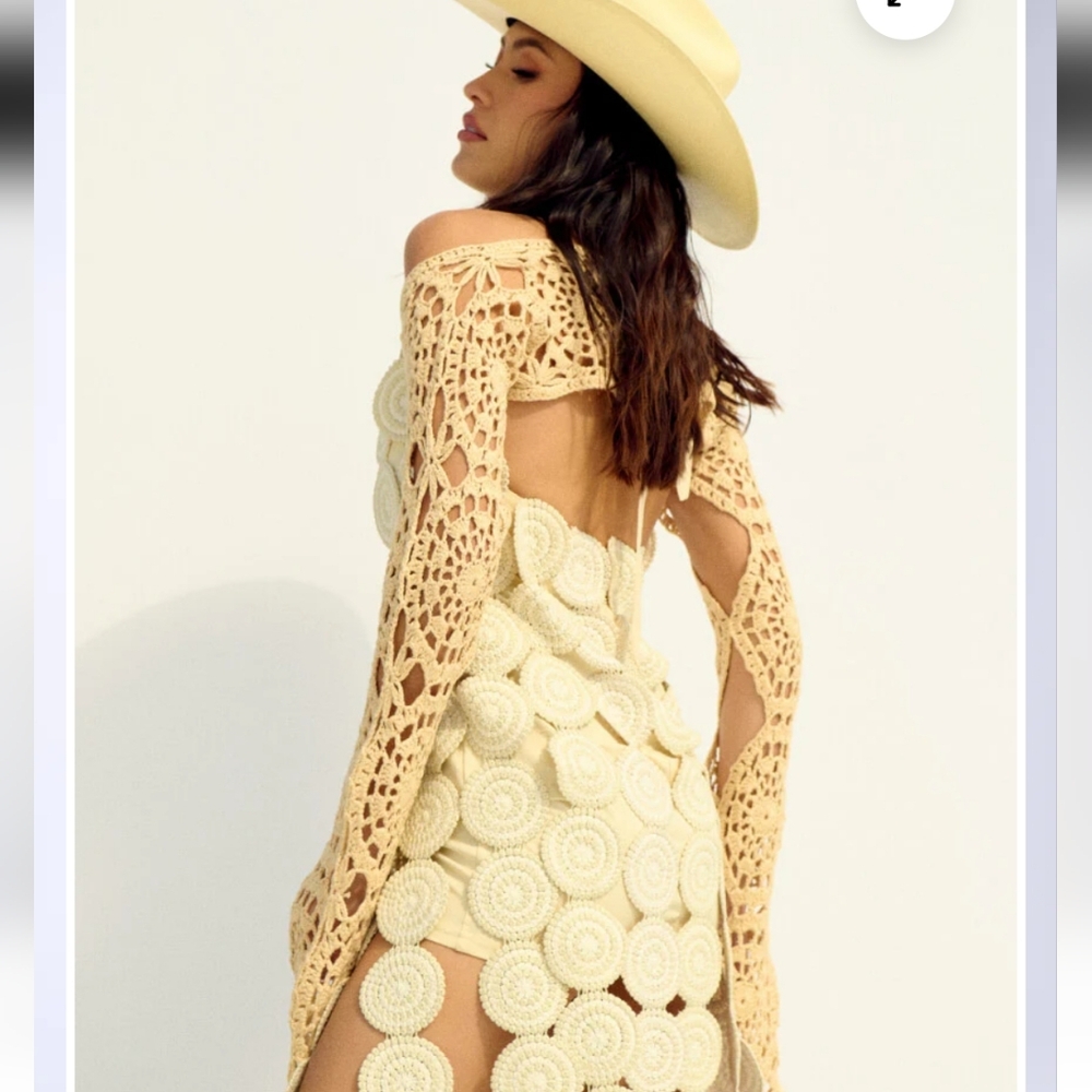 Long Sleeve Crochet Bolero